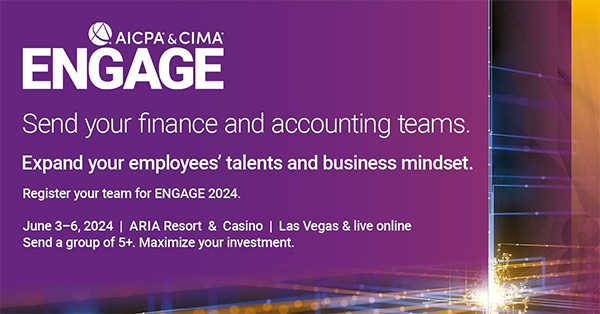 AICPA Announces Keynote Speakers and Events for AICPA & CIMA ENGAGE 2024 in Las Vegas