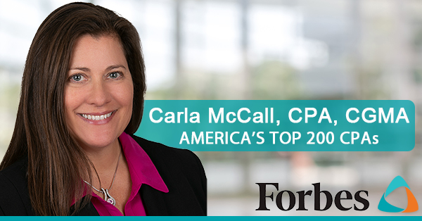 Carla McCall, CPA, CGMA AMERICA’S Top 200 CPAs